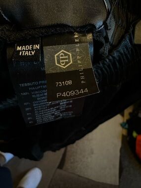 Philipp Plein Men's Black Jacket - Made in Italy size 26 new